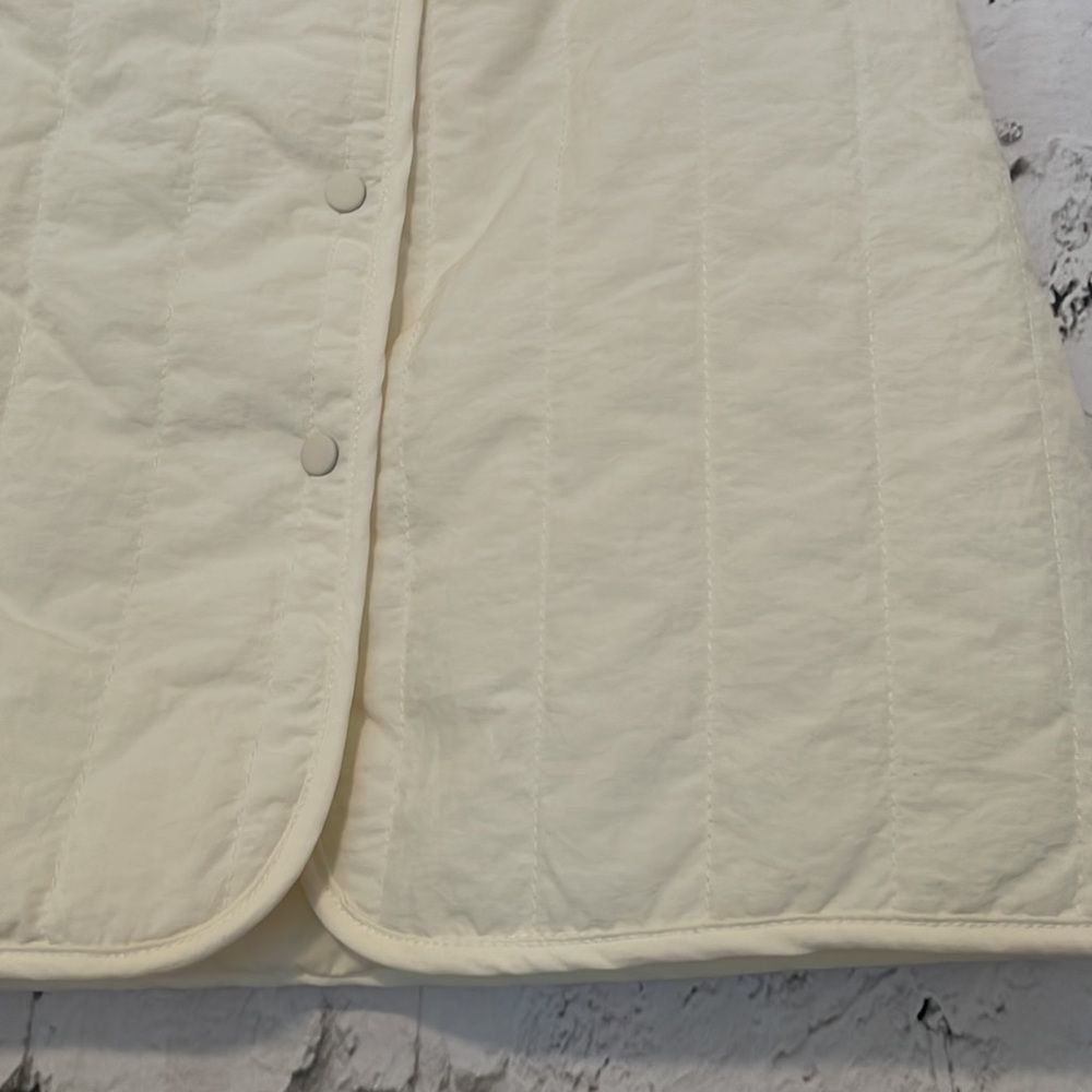 NWT Zara cream button up mini skirt - Picture 5 of 7